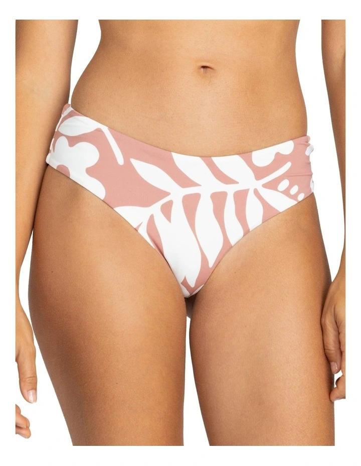 Beach Classics V Cheeky Bikini Bottom in Ash Rose