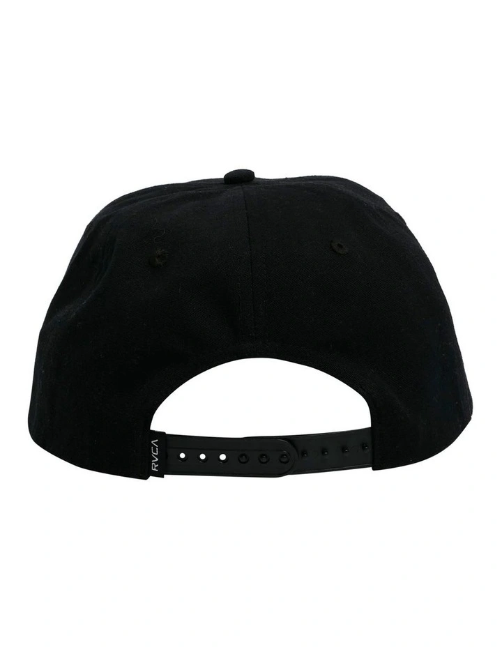 Break Away Snapback Cap in Black
