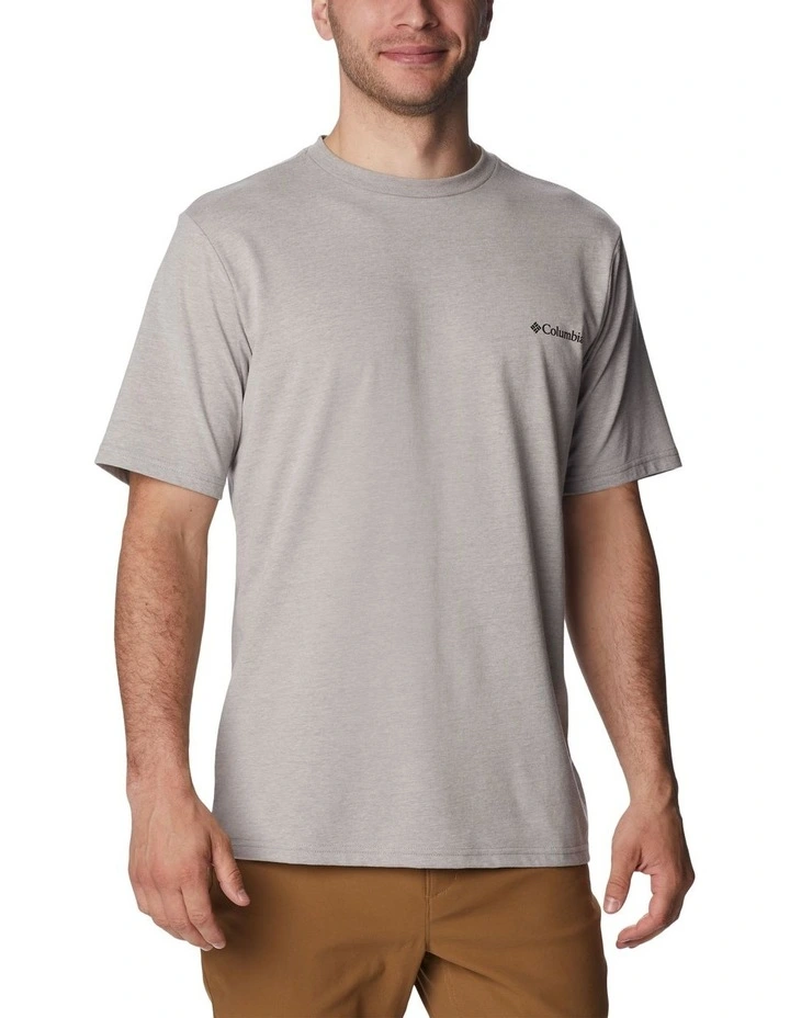 CSC Basic Logo Short Sleeve Tee in Columbia Grey Heathe