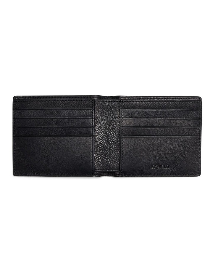 Montoro Leather Bi-fold Wallet in Black
