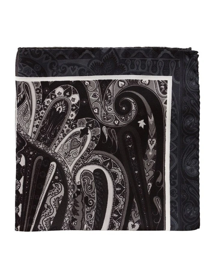 Invertito Silk Pochette in Black
