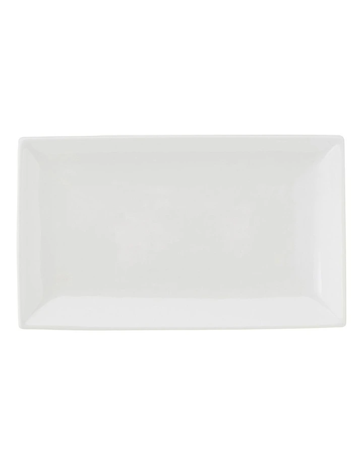 Basics Rectangular Platter 27x16cm in White