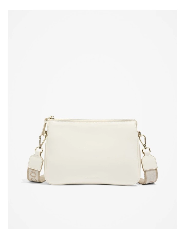 Tri Crossbody Bag in White
