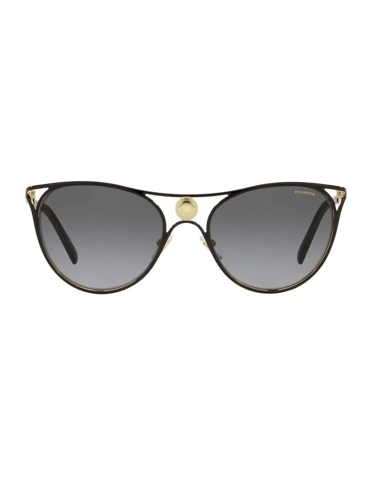 VE2237 Black Polarised Sunglasses