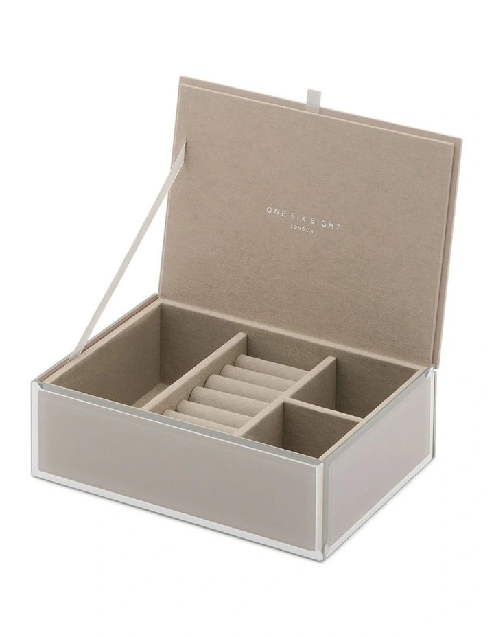 Sara Cool Grey Medium Jewellery Box