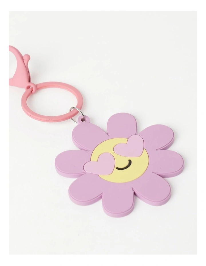 Daisy Icon Keyring in Multi
