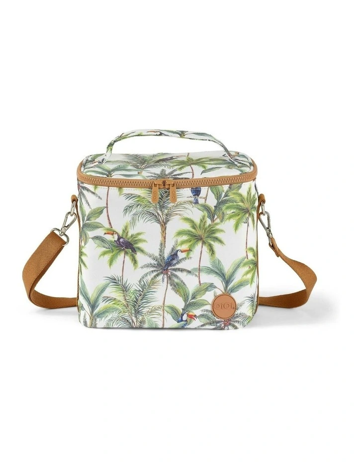 Midi Insulated Lunch Bag in Tropical