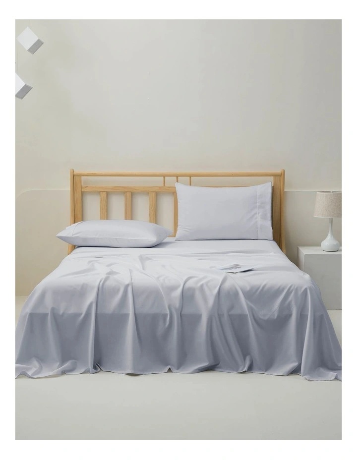 1500TC Cotton Rich Sateen Sheet Set in Dove Grey