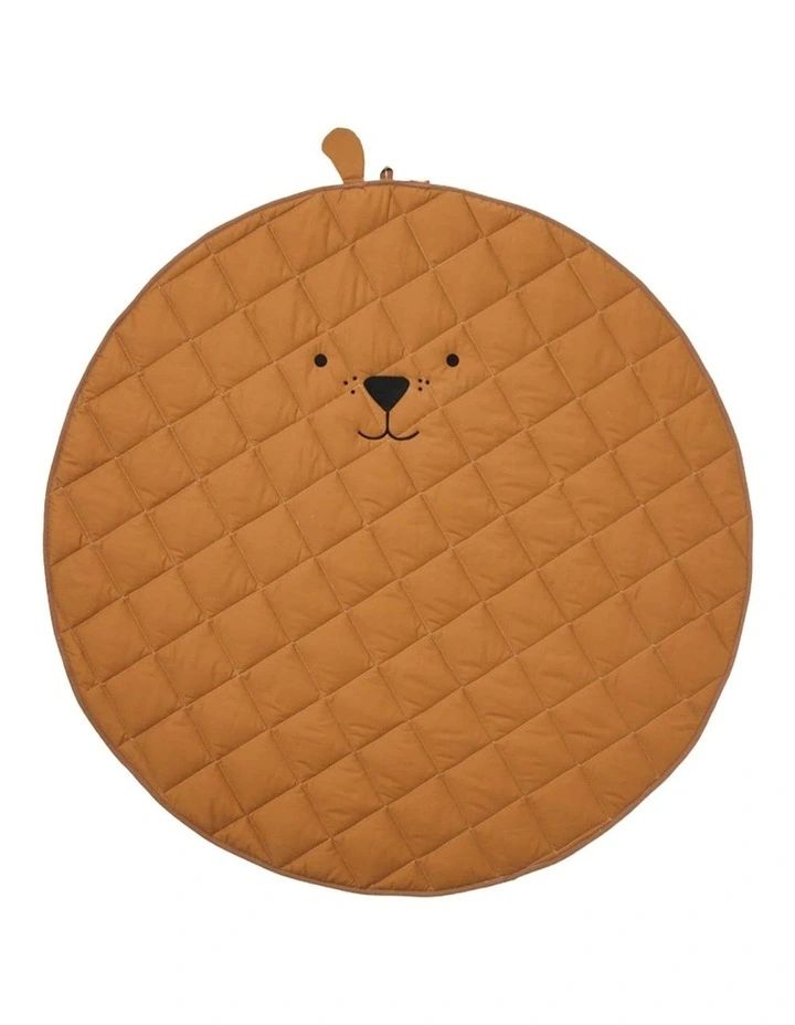 Jiggle & Giggle Dog Quilted Playmat 120cm in Brown