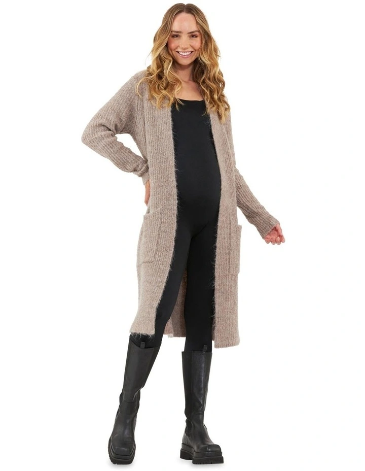 Helen Knit Cardigan in Mocha