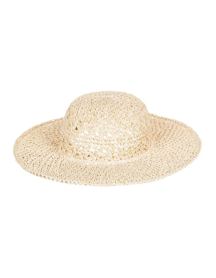 Pineapple Break Sun Hat in Natural