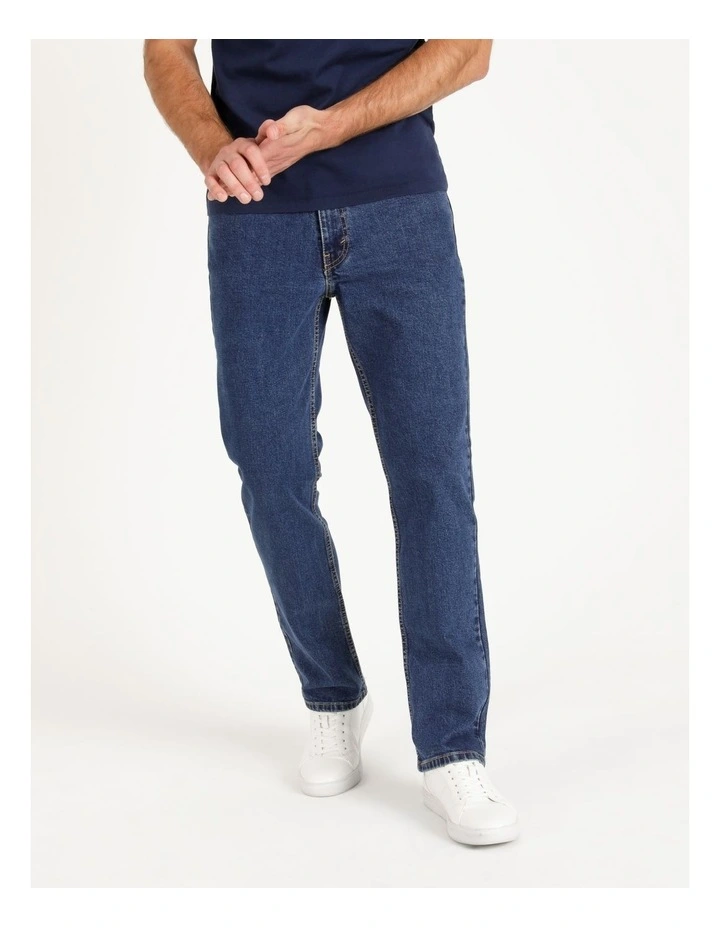 516 Slim Fit Straight Jeans Denim in Dark