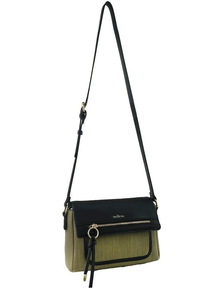 Fashion Flap-Over Crossbody Bag in Green