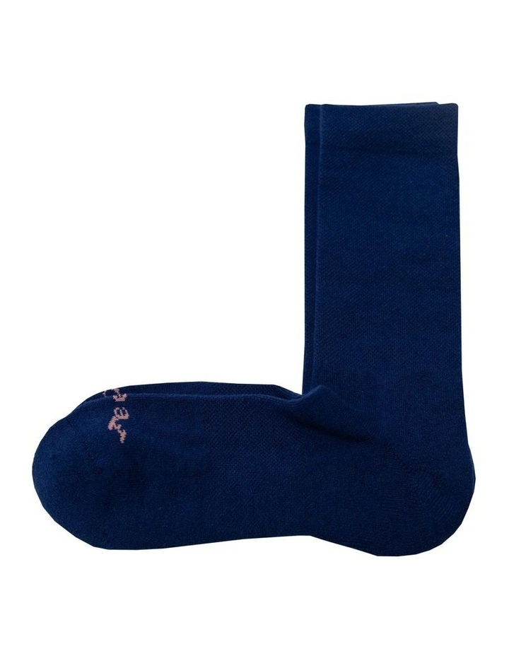 Calf Socks in Stormy Blue