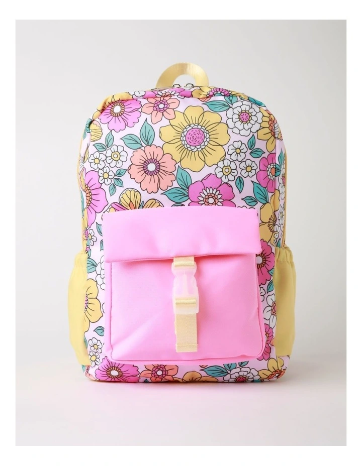 Ditzy Floral Backpack in Pink
