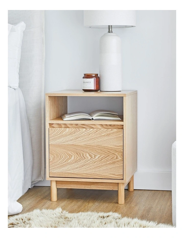 Emerson Bedside Table 45cm in Natural