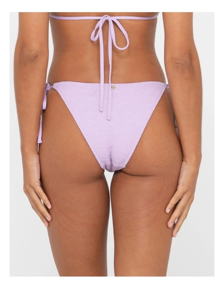 Sandalwood Midi Side Ties Bikini Pant in Purple