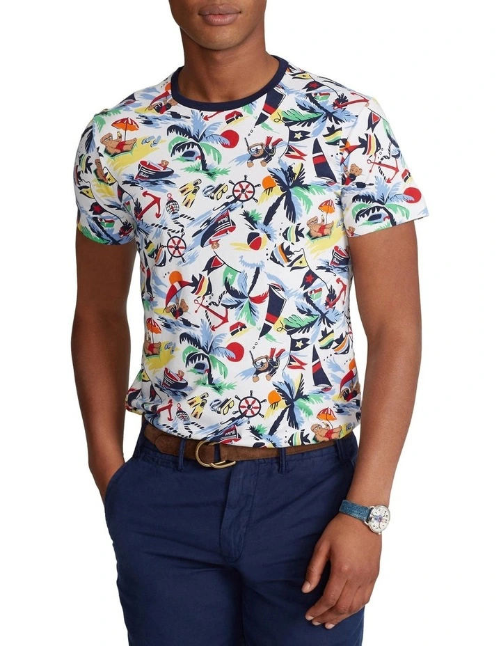 Custom Slim Fit Polo Bear Jersey T-Shirt