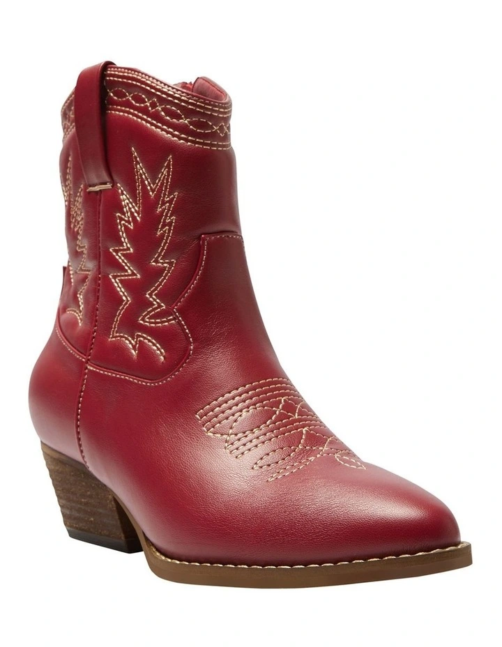 Texas Western Boot in Red