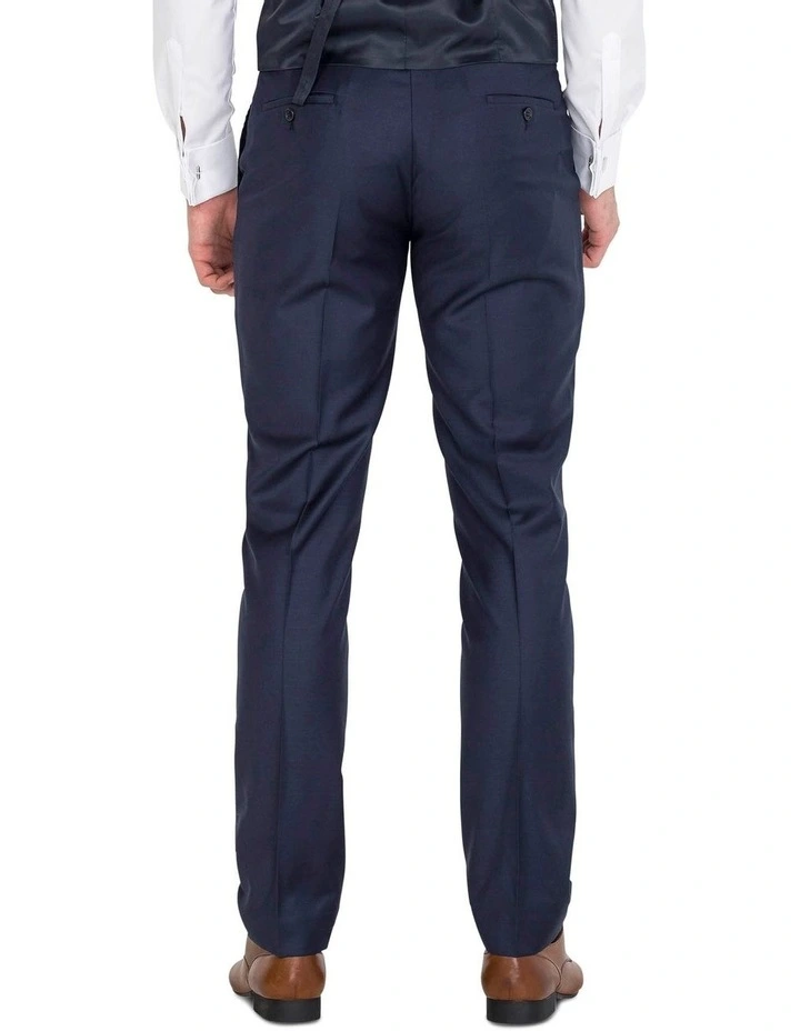 Tailored Fit Navy Trousers