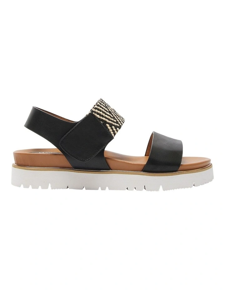Sunset Sandals in Black Multi