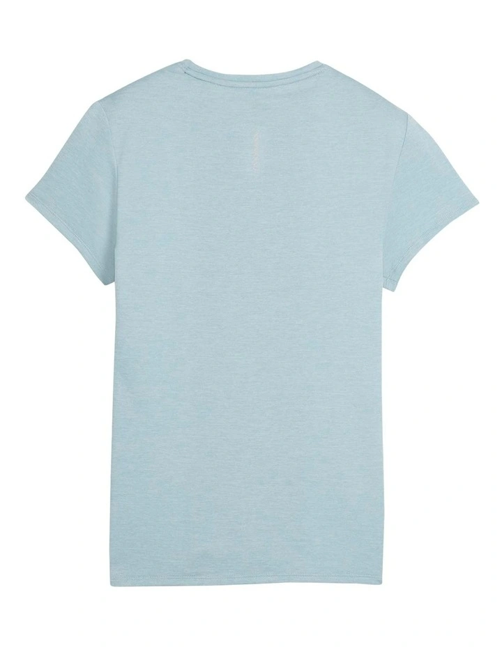 Run Favorite Heather Tee in Blue