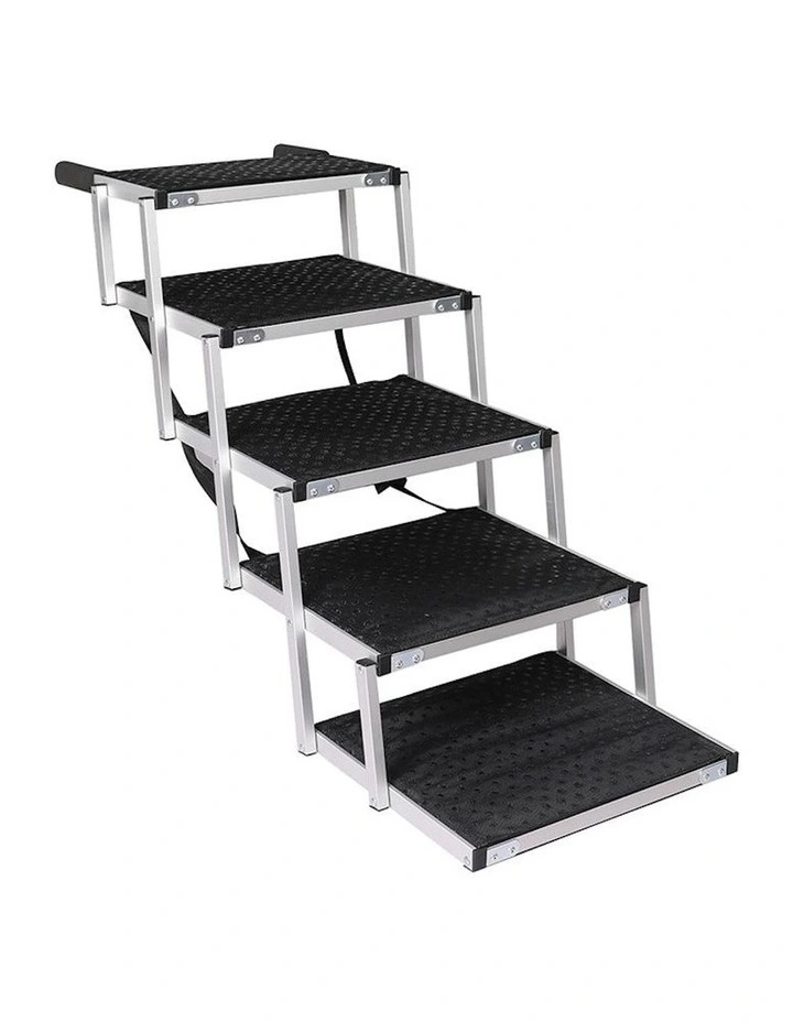 5 Steps Dog Ramp in Black