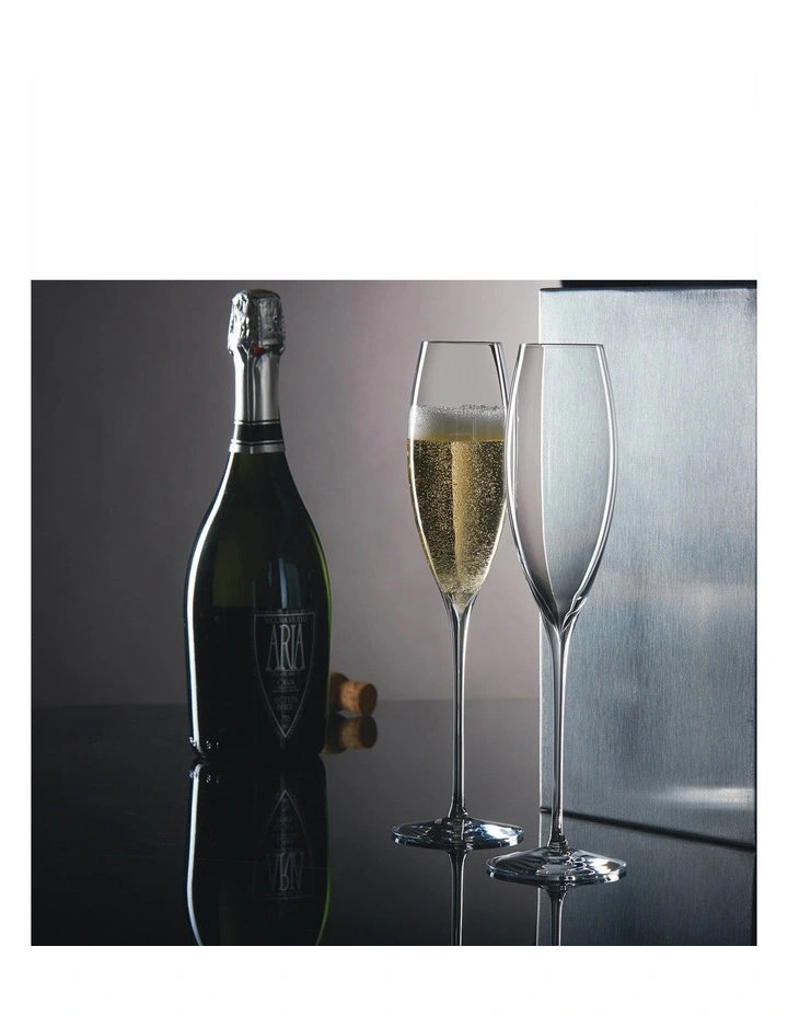 Elegance Champagne Set of 2 Wine Glass