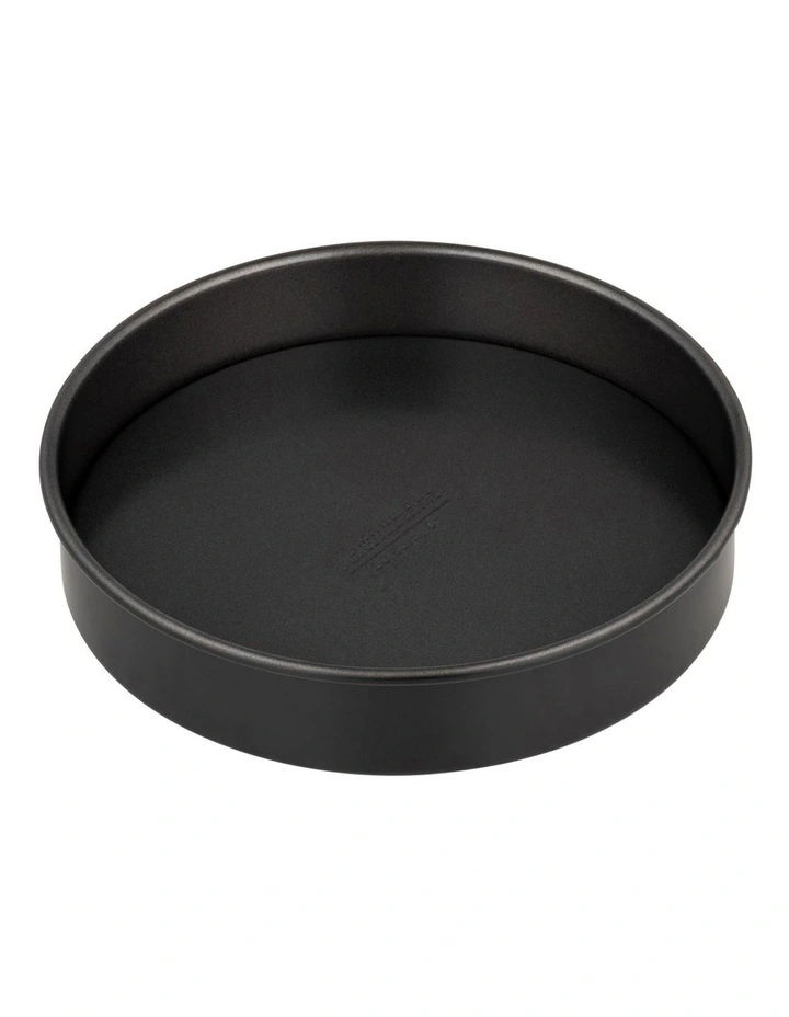 Baker Maker Non-Stick Loose Base Round Sandwich Pan 20.5cm in Black