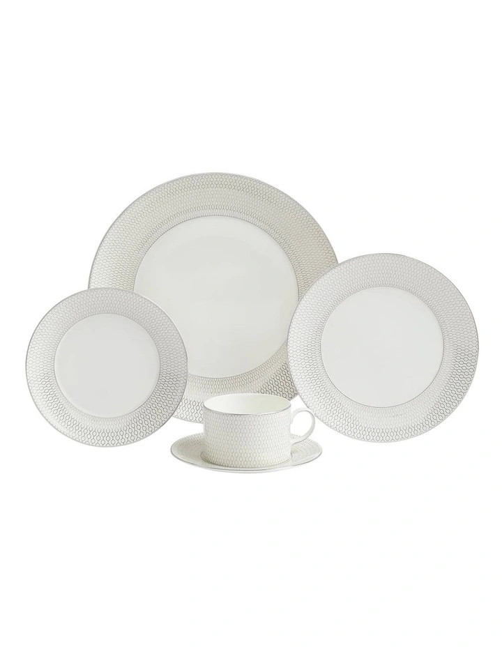 Gio Platinum 5 Piece Set in White