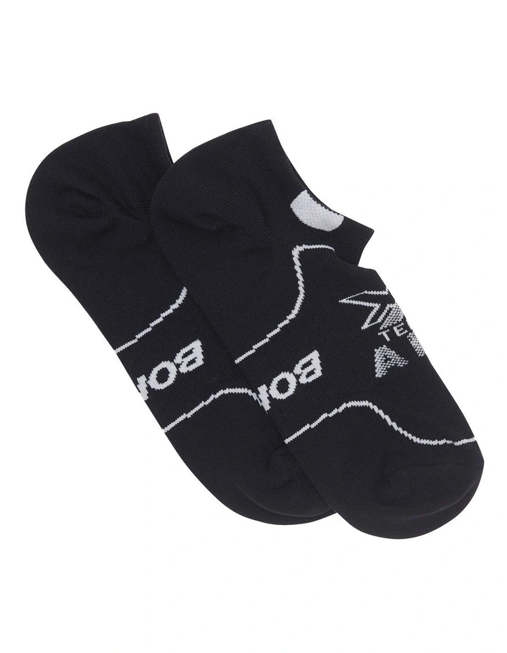 X-Temp Air No Show Socks 2 Pack In Black