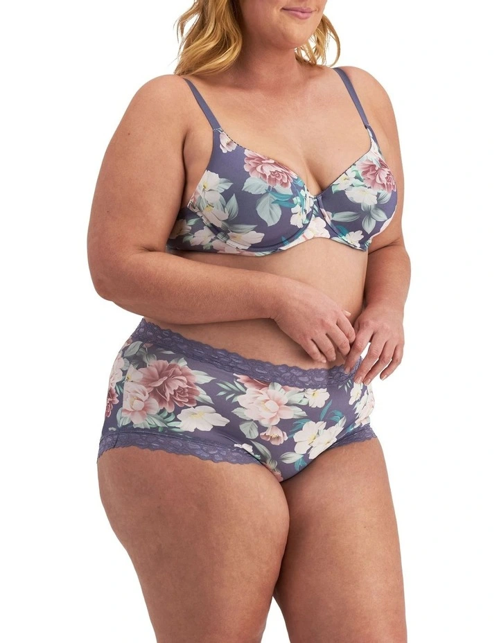 Parisienne Classic Print Full Brief in Multi