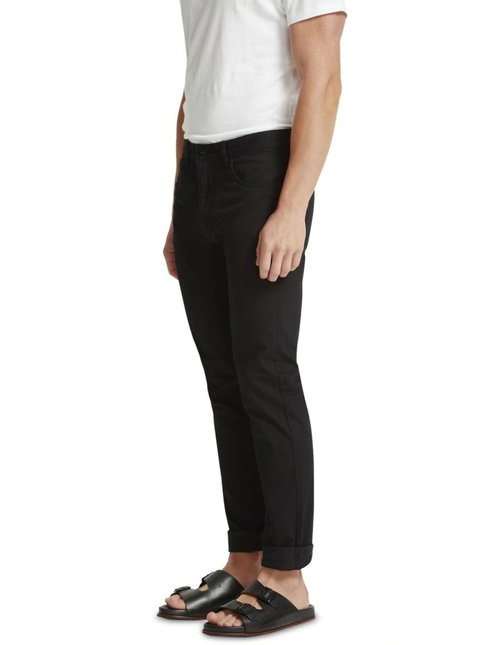 Otis Organic Cotton Casual Pants in Black