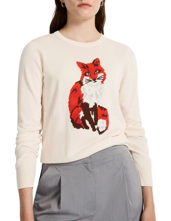 Wildest Dreams Csc Knit Jumper in Ecru