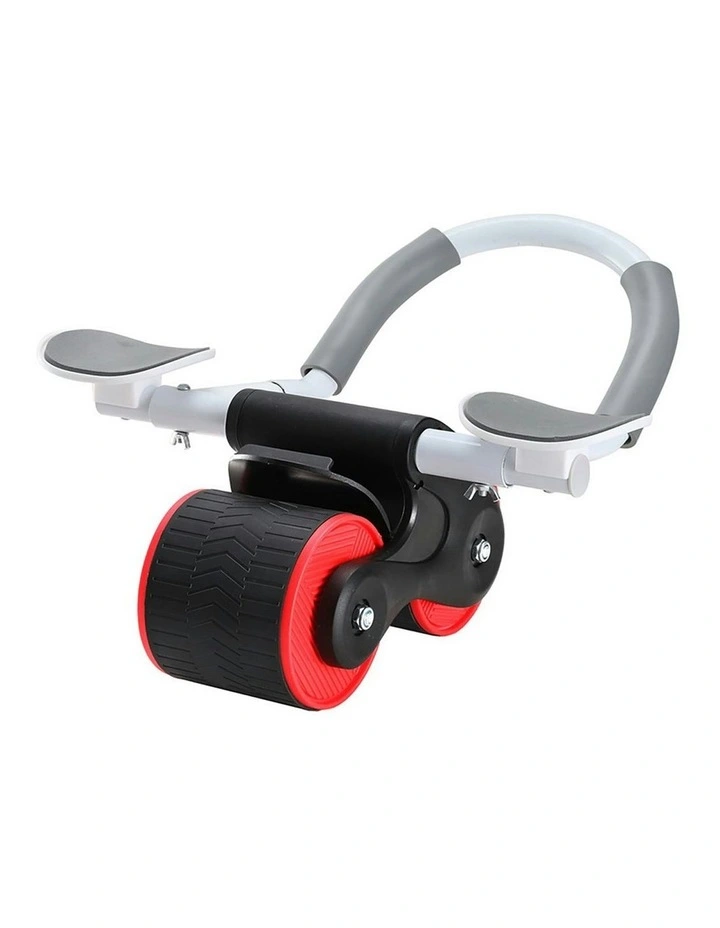 Ab Roller Automatic Rebound Abdominal Wheel with Knee Pad in Orange