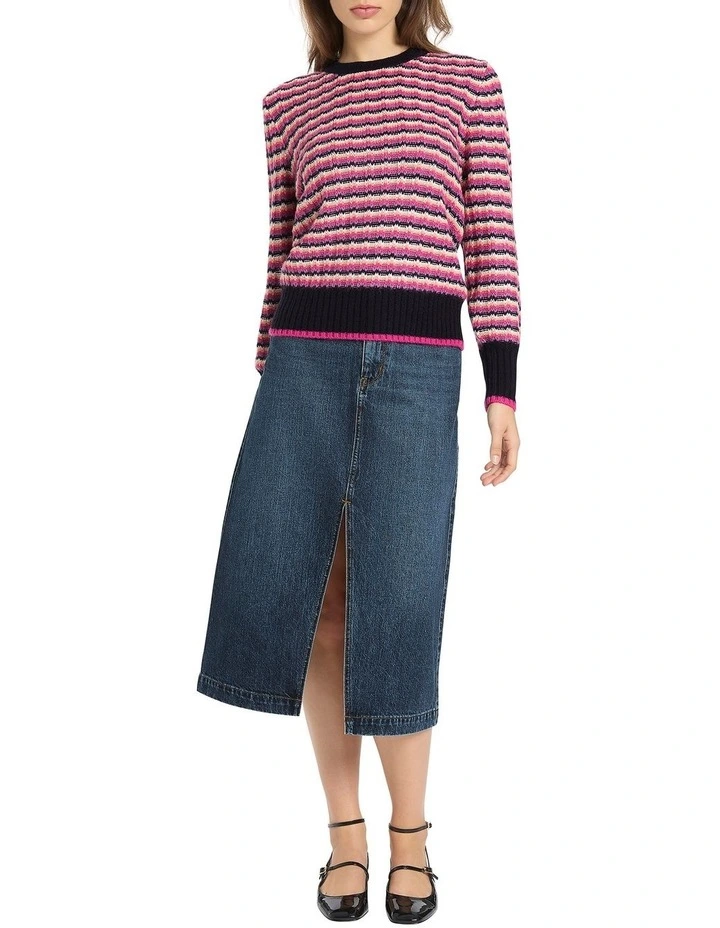 True Desire Knit in Pink Groove Multi