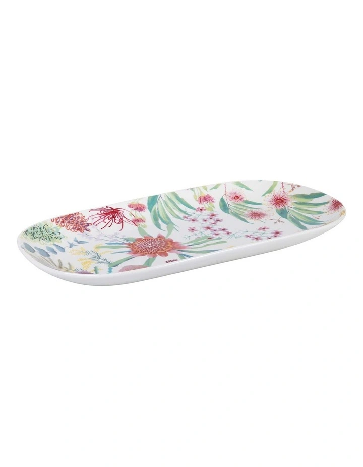 Royal Botanic Gardens Native Blooms Oval Platter 33x17cm Gift Boxed