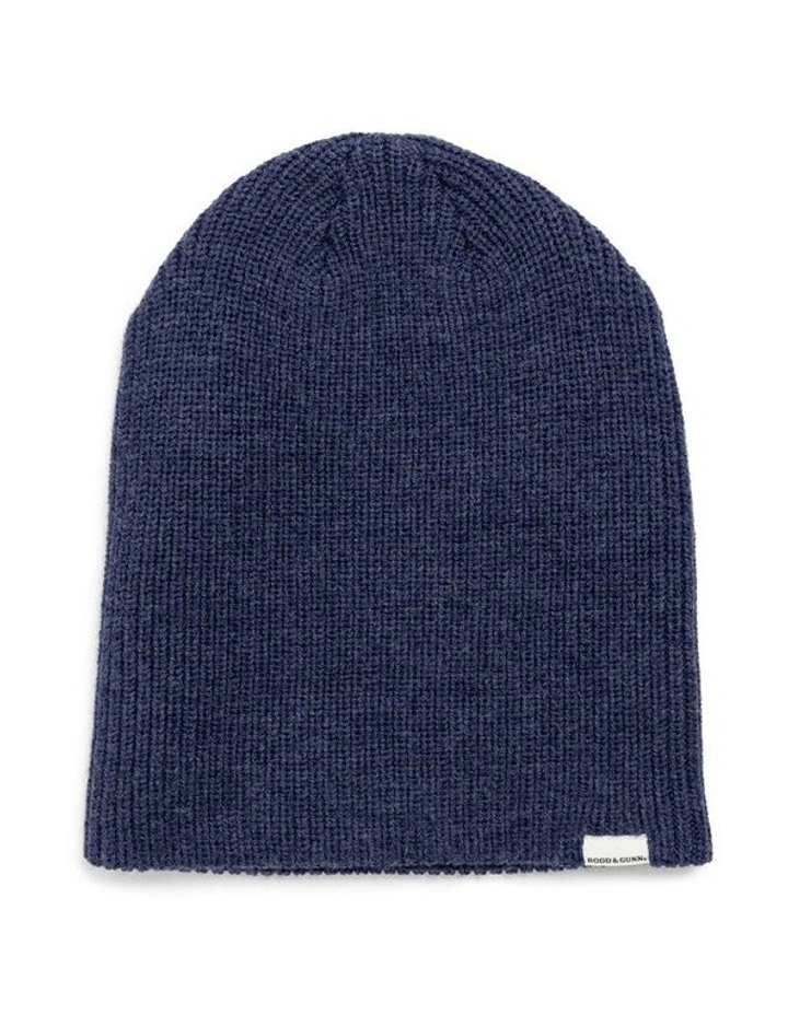 Beanie Hat in Dark Denim