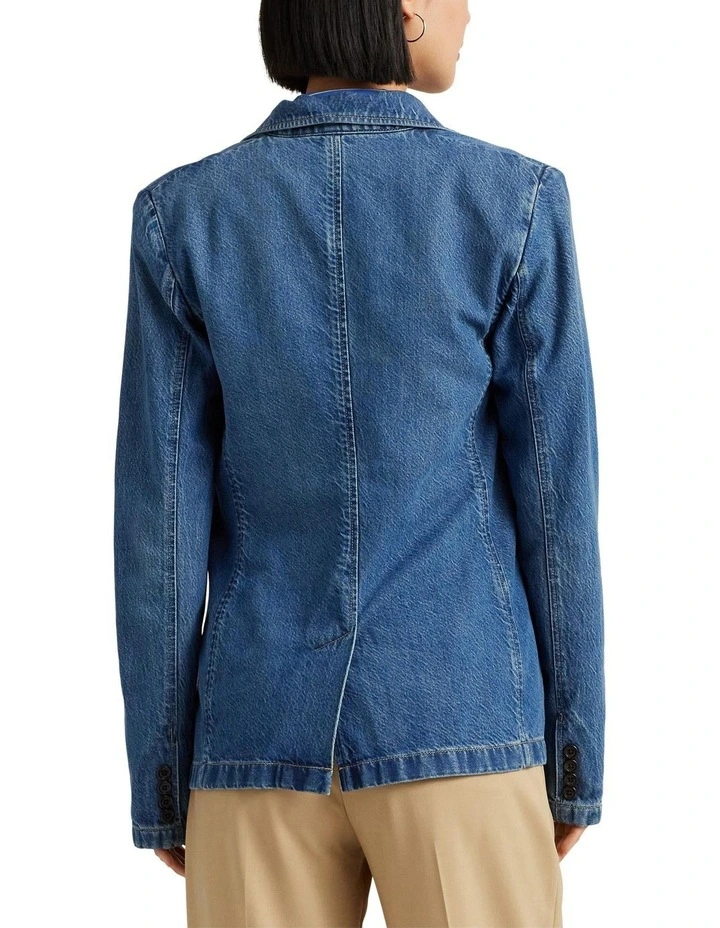 Denim Blazer in Blue