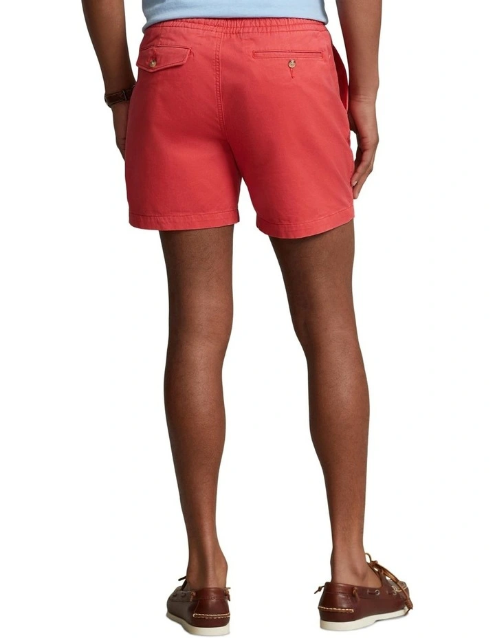 Prepster 6-Inch Stretch Chino Short in Red