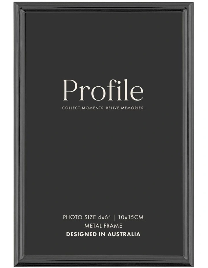 Habitat Metal Photo Frame 4x6 in Black