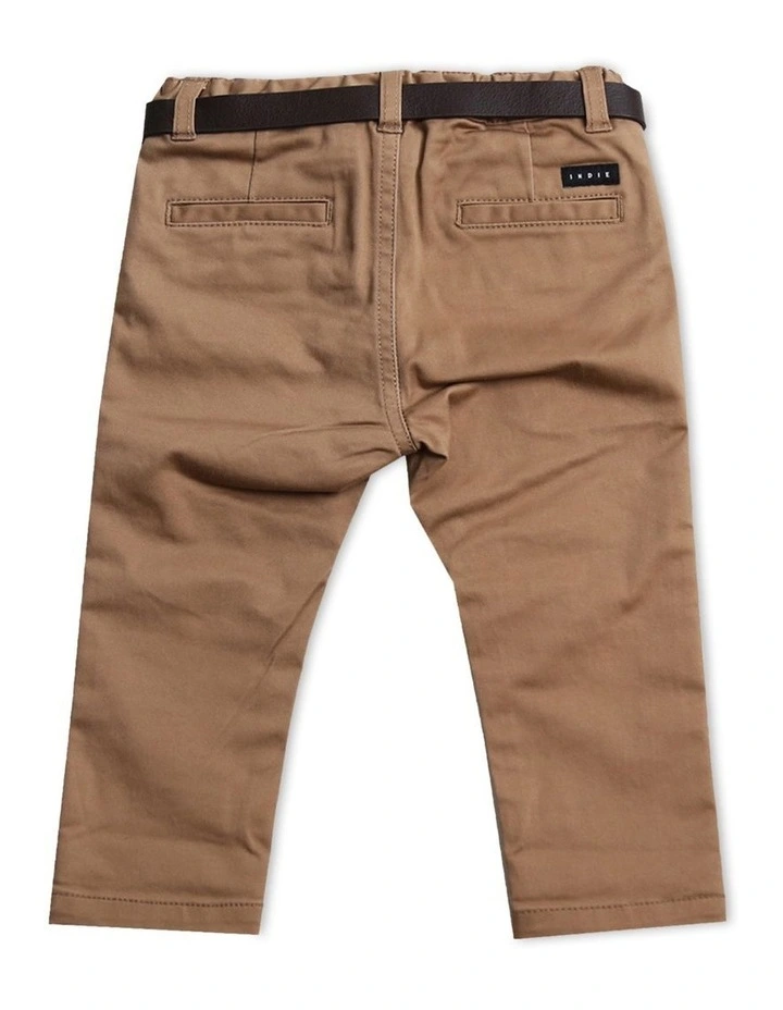 Cuba Stretch Chino (0-2 years) in Caramel