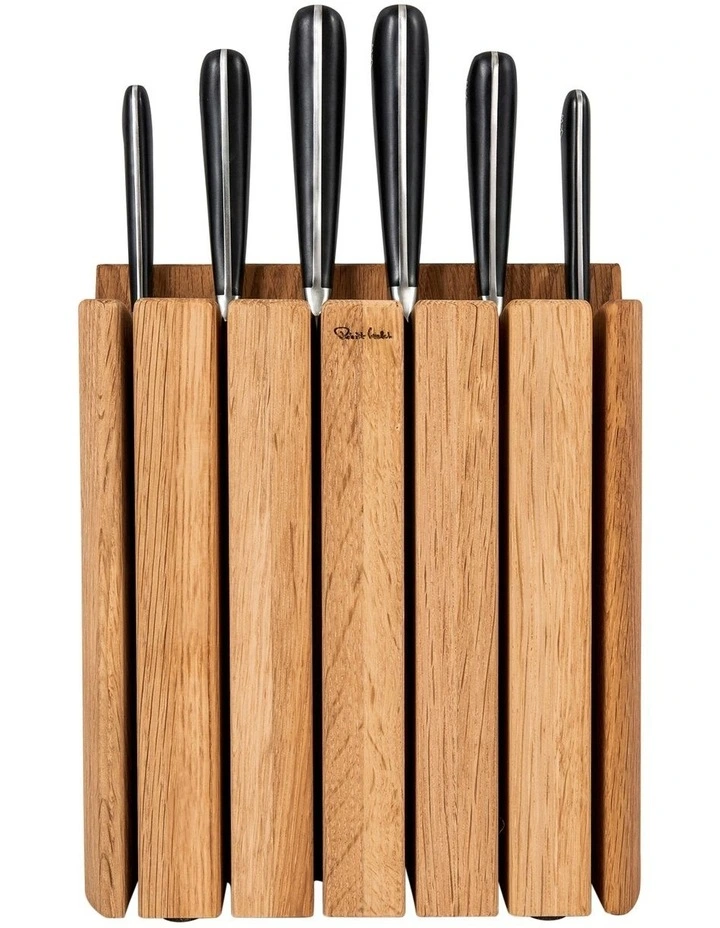 Signature Book Knife Block 7pc Set Oak