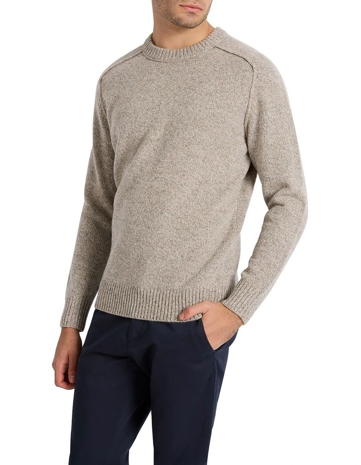 Trevor Merino Knit in Stone