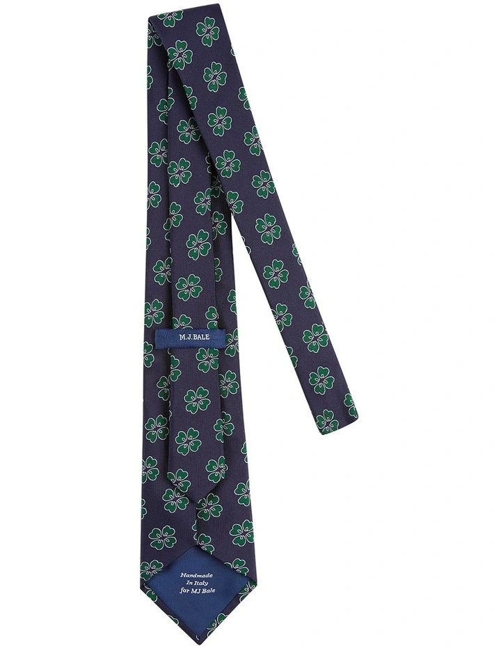 Bratelli Tie in Navy Green
