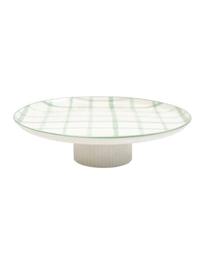Tessa Footed Cake Stand 28x7cm in White