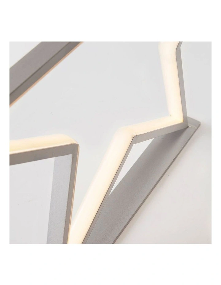 Star Neon Table Lamp in White