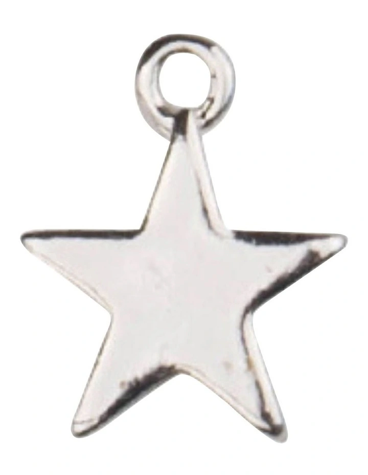 Isadora Aurelia Star Charm in Silver