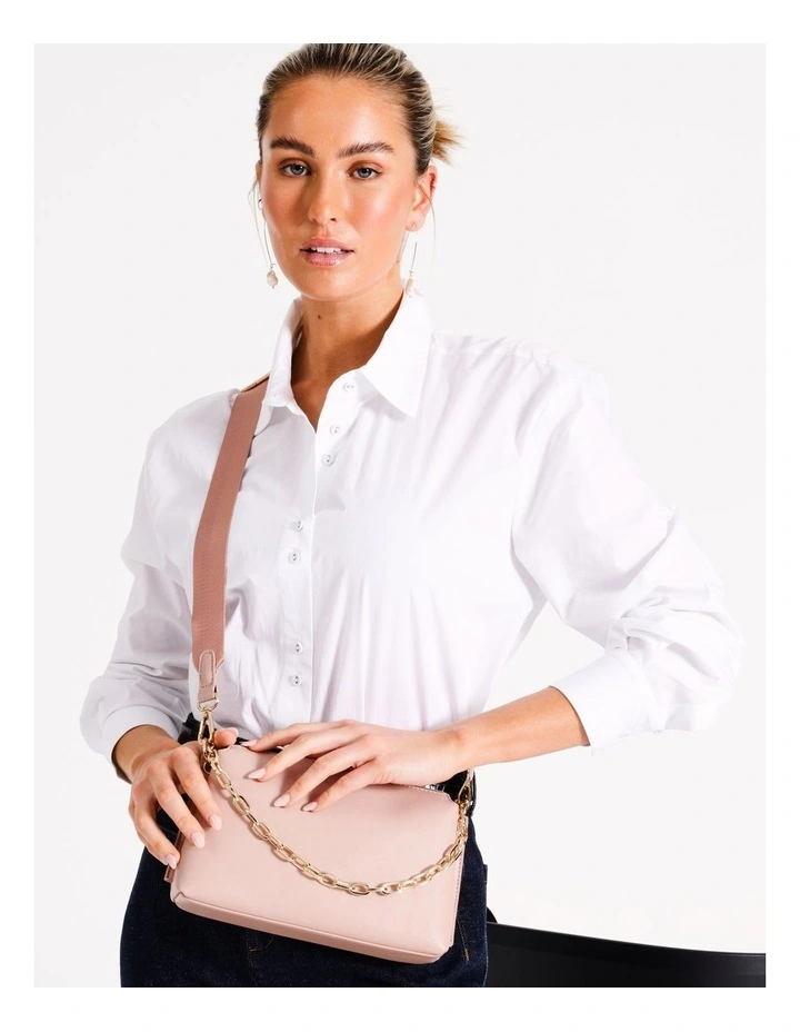 Pixie Crossbody in Dusty Rose