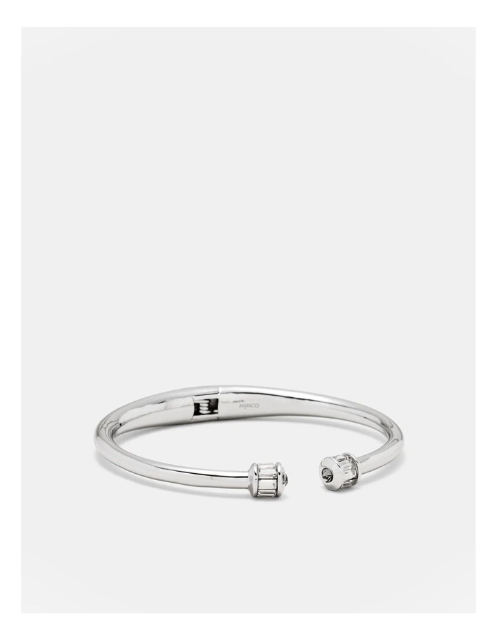 Descent Bangle in Silver